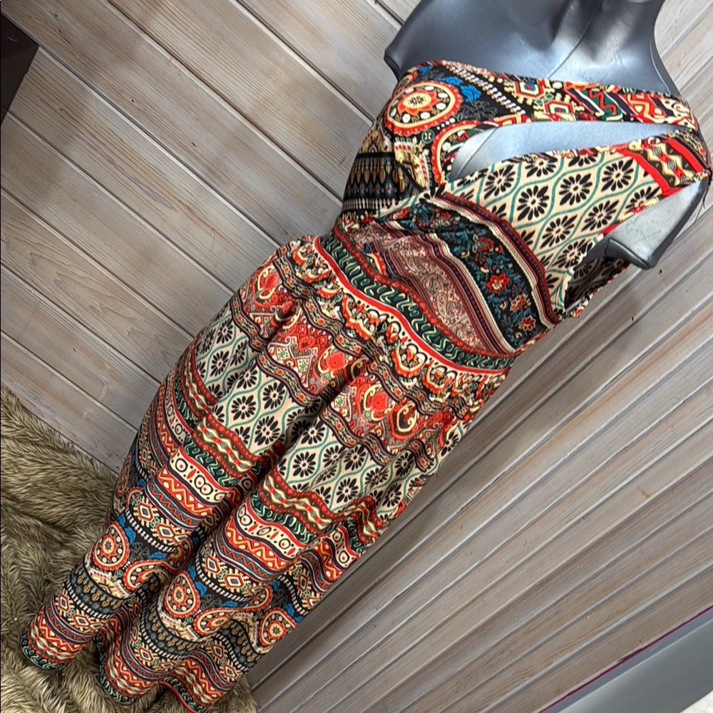SHEIN Multicolor Asymmetrical Dress - Picture 1 of 7